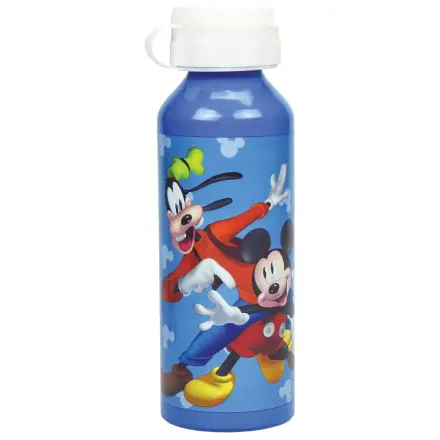 Disney Mickey Blue Aluminium Wasserflasche mit Trinkdeckel 520 ml Produktfoto