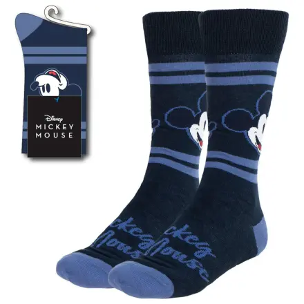 Disney Mickey Blue Herren Lange Socken 38/45 Produktfoto