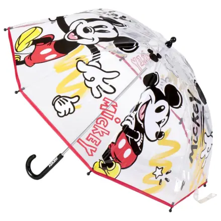 Disney Mickey Cartoon Kids Transparenter Regenschirm Produktfoto