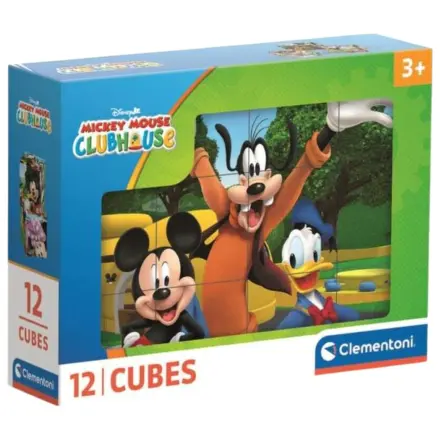 Disney Mickey Club House Mickey Cubes Puzzle 12 Teile Produktfoto