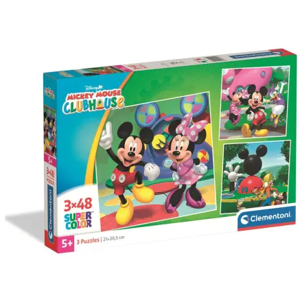 Disney Mickey Mouse Club House Puzzle 3x48 Teile Produktfoto