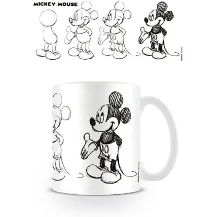 Micky Maus Tasse Sketch Process Produktfoto