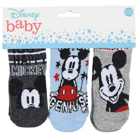 Disney Mickey Genius Blue Babysocken 6-12 Monate Produktfoto