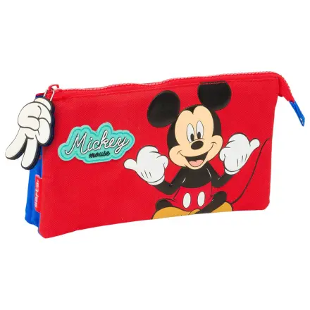 Disney Mickey Good Day dreifaches Federmäppchen Produktfoto