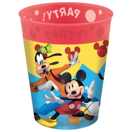 Disney Mickey Jump Into Fun Micro Premium Kunststoffbecher Set aus 4, 250 ml Produktfoto