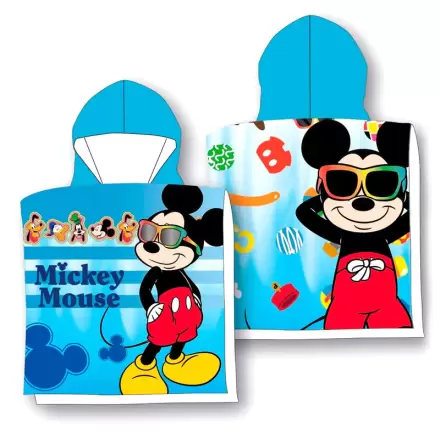 Disney Mickey Microfaser Poncho Handtuch Produktfoto