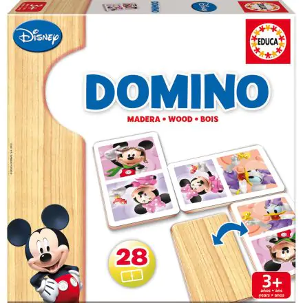 Disney Mickey Minnie hölzern Dominospiel termékfotója