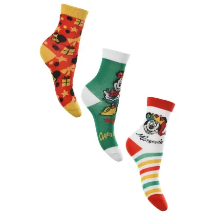 Disney Mickey, Minnie Weihnachts Kinder Socken 31/34 Produktfoto