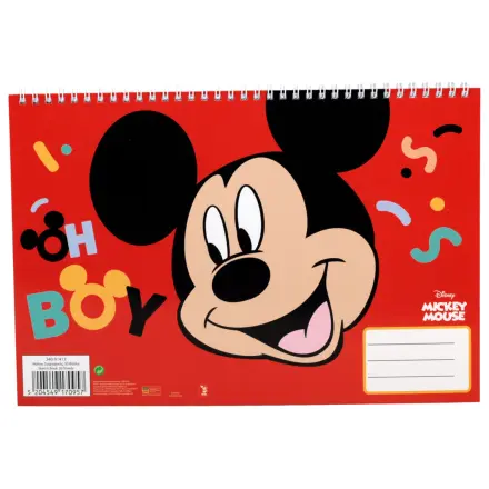 Disney Mickey Oh Boy A4 Spiral Skizzenbuch, 30 Blatt Produktfoto