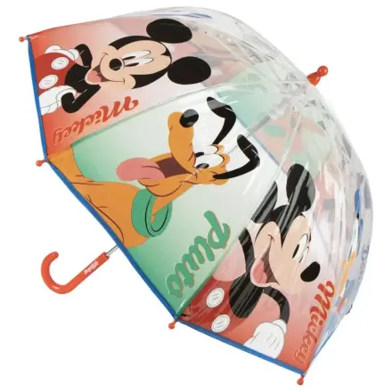 Disney Mickey Pluto Kinder transparenter Regenschirm Produktfoto