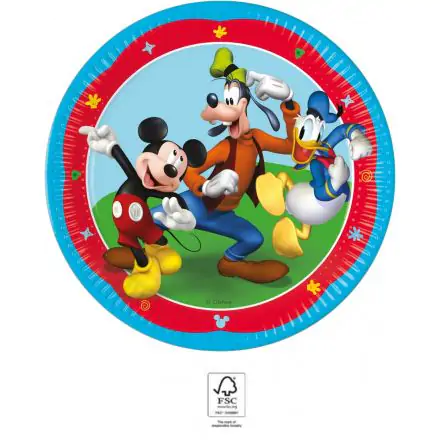 Disney Mickey Rock the House Pappteller 8 Stück 23 cm FSC Produktfoto