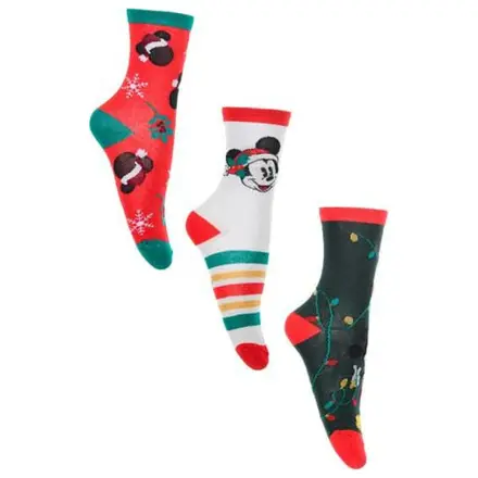 Disney Mickey Santa Hat Weihnachts Socken für Herren 41/44 Produktfoto