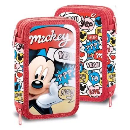 Disney Mickey Mouse gefülltes zweistöckiges Federmäppchen Produktfoto