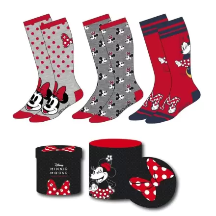 Disney Minnie 3er Pack erwachsen Socken termékfotója