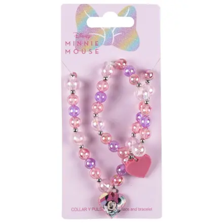 Disney Minnie Bubble Perlenhalskette und Armband-Set Produktfoto