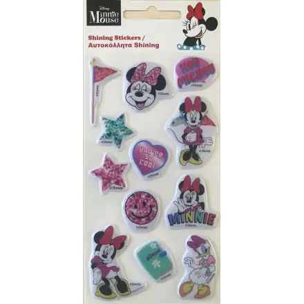 Disney Minnie glitzernd aufgeblasener Schaumstoff Aufkleber Set Produktfoto