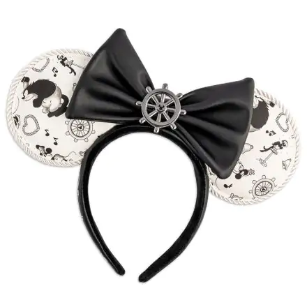 Disney by Loungefly Haarreif Steamboat Willie Ears Bow Rope Piping Produktfoto