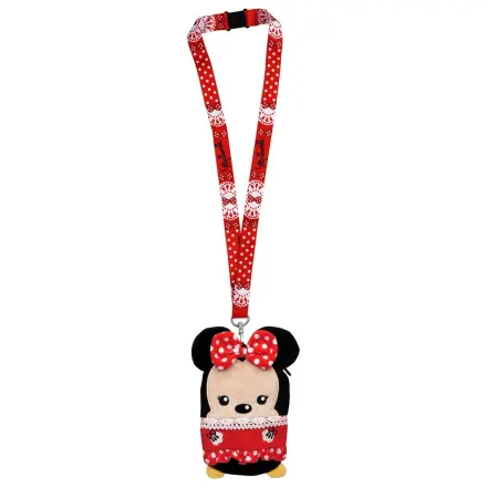 Disney Deluxe Schlüsselband mit Kartenhalter Minnie Mouse Ver. Rot Produktfoto