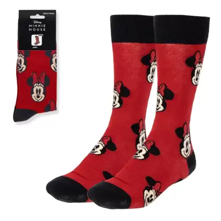 Disney Socken Minnie Face Rot 36-43 Produktfoto