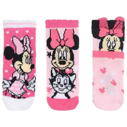 Disney Minnie Figaro Pink Babysocken 0-6 Monate Produktfoto
