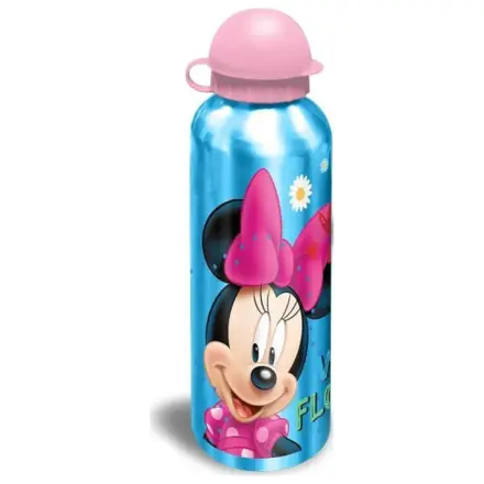 Disney Minnie Flower Aluminium Trinkflasche mit Trinkschnabel 500 ml Produktfoto