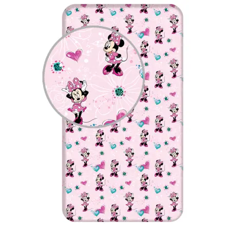 Disney Minnie Flowers Spannbettlaken 90x200 cm Produktfoto