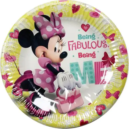 Disney Minnie Happy Papier Teller 8 Stück 19.5 cm Produktfoto