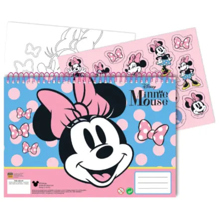 Disney Minnie Joy A/4 Spiral Skizzenbuch 40 Blätter mit Stickern Produktfoto