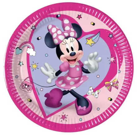 Disney Minnie Junior Papierteller 8 Stück 20 cm FSC Produktfoto
