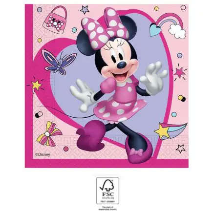 Disney Minnie Junior Servietten 20 Stück 33x33 cm FSC Produktfoto