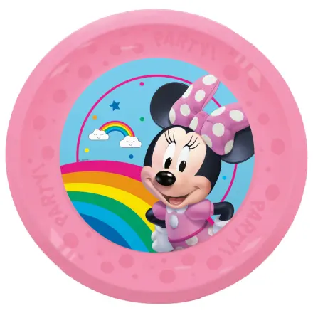 Disney Minnie Makes Me Smile Micro Premium Kunststoff Flachteller 4er-Set 21 cm Produktfoto
