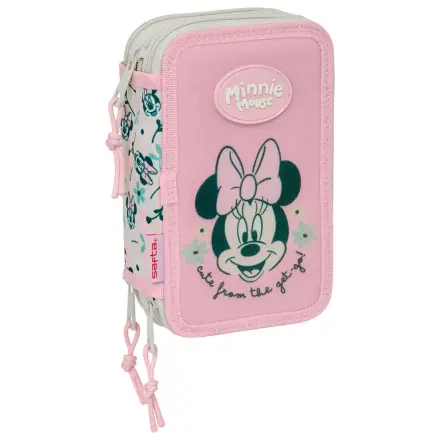 Disney Minnie Minty dreifaches Federmäppchen 37teilig Produktfoto