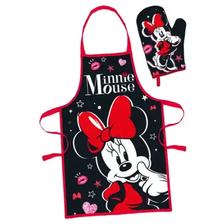 Disney Minnie Mouse Damen Schürzen 2-teiliges Set Produktfoto