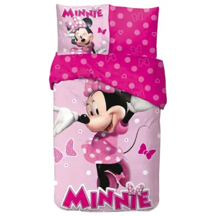 Disney Minnie Pink Polka Bow Bettbezug Produktfoto