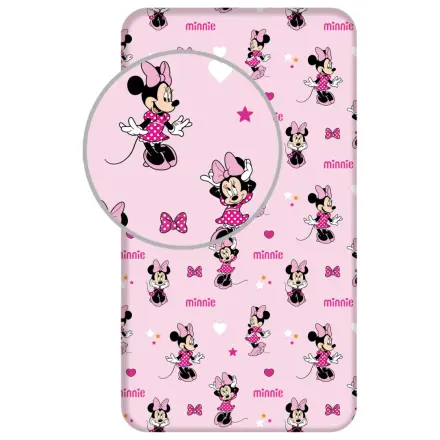 Disney Minnie Pretty in Pink Spannbettlaken 90x200 cm Produktfoto