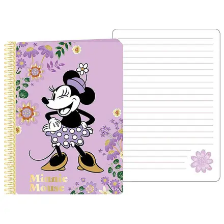 Disney Minnie Purple Spiralheft, A5 Produktfoto