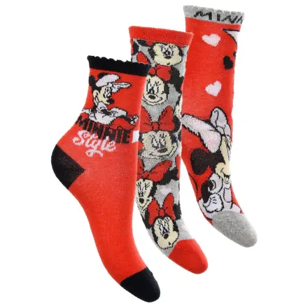 Disney Minnie Red Style Kinder Socken 31/34 Produktfoto
