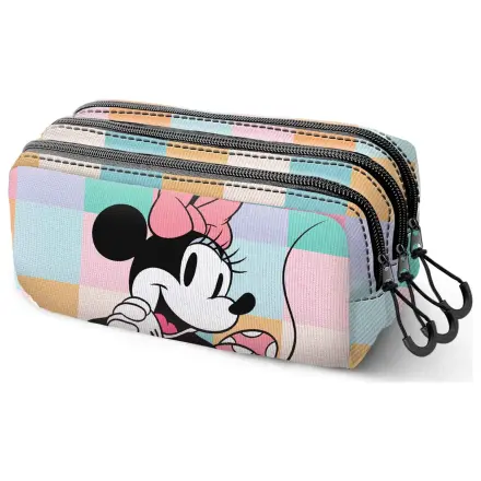 Disney Minnie Squares dreifaches Federpenal Produktfoto