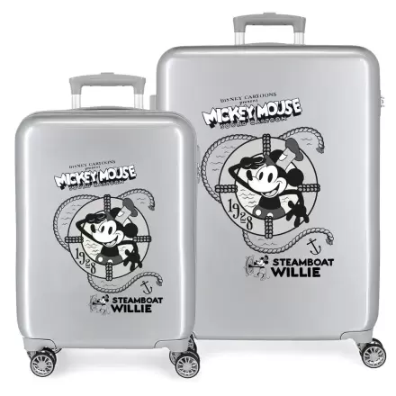 Disney Minnie Steamboad Joyful ABS 2-er Pack Trolley Koffers termékfotója