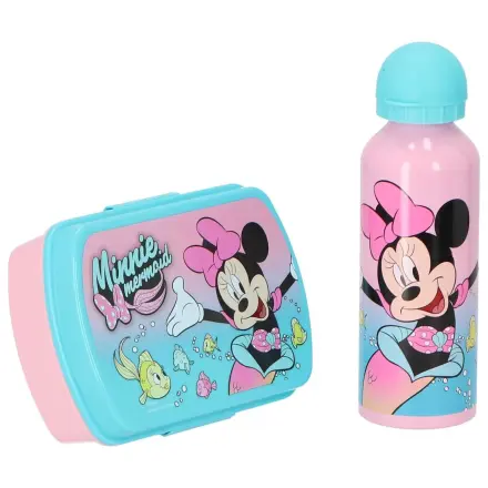 Disney Minnie Lunchbox + aluminium Flasche Set 500ml Produktfoto