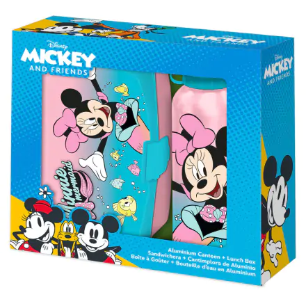 Disney Minnie Lunchbox + aluminium Flasche Set 500ml termékfotója