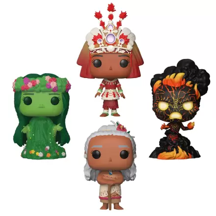 Disney POP! Movies Vinyl Figuren 4er-Pack Moana (GW) 9 cm Produktfoto