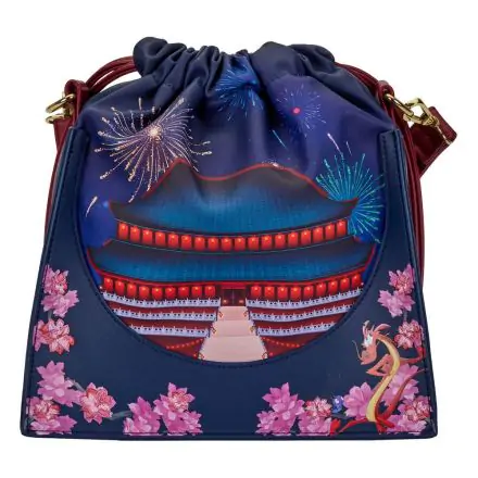 Disney by Loungefly Umhängetasche Mulan Castle Cinch Sack Produktfoto