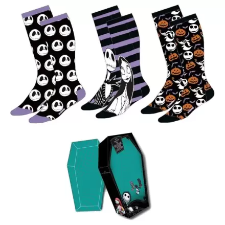 Disney Nightmare Before Christmas 3er-Pack Socken für Erwachsenehsen termékfotója