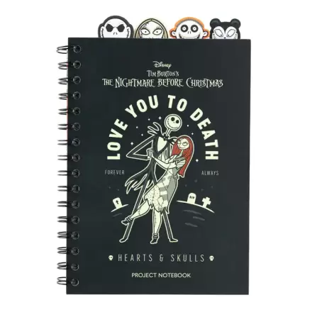 Disney Nightmare Before Christmas A5 Notizbuch Produktfoto