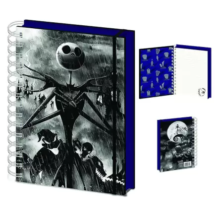 Disney Nightmare Before Christmas A5 lenticular Notizbuch termékfotója