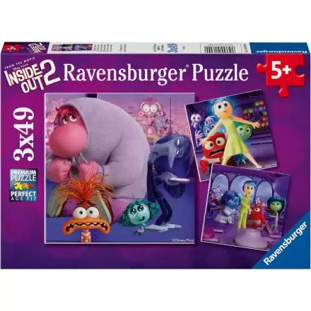Disney Pixar Inside Out 2 Puzzle 3x49 Teile Produktfoto