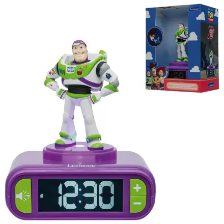 Disney Pixar Toy Story Buzz Lightyear 3D-Nachtlicht digitale Weckuhr Produktfoto