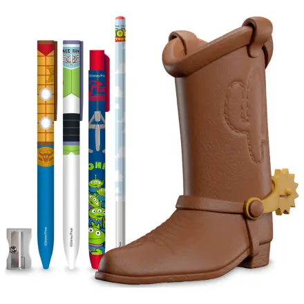 Disney Pixar Toy Story Woody Stiefel Stiftehalter + Schreibset Produktfoto