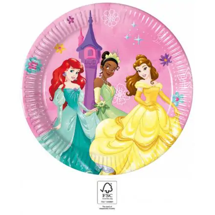 Disney Princess Live your Story, Disney Princess Pappteller 8 Stück 20 cm FSC Produktfoto